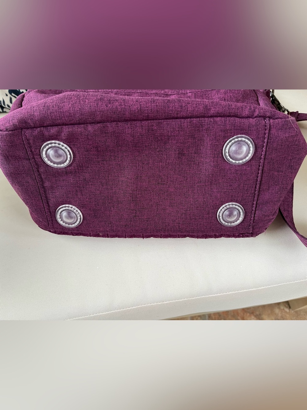 Lug Slider Crossbody Bag in Berry Purple - Good Condition - Picture 4 of 9